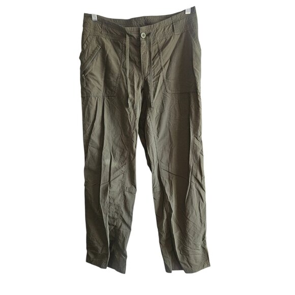 The North Face Womens Convertible Hiking Pants, Olive - Picture 1 of 10